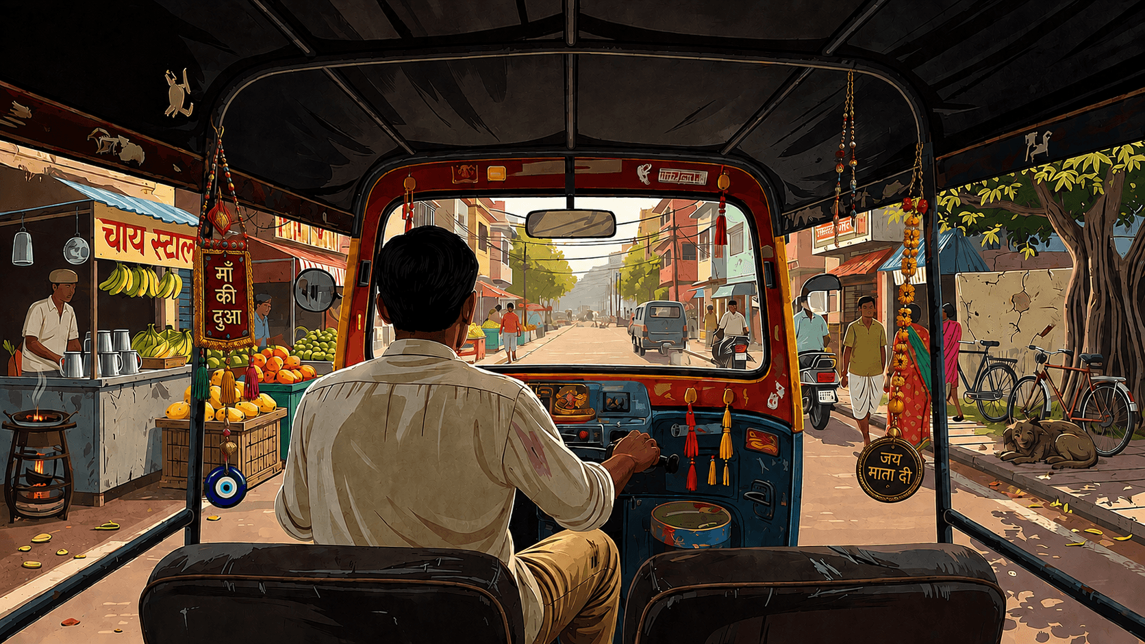 Image from an Auto Rikshaw